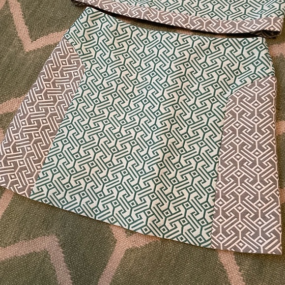 Topshop Green and White Skirt Set - Picture 3 of 4